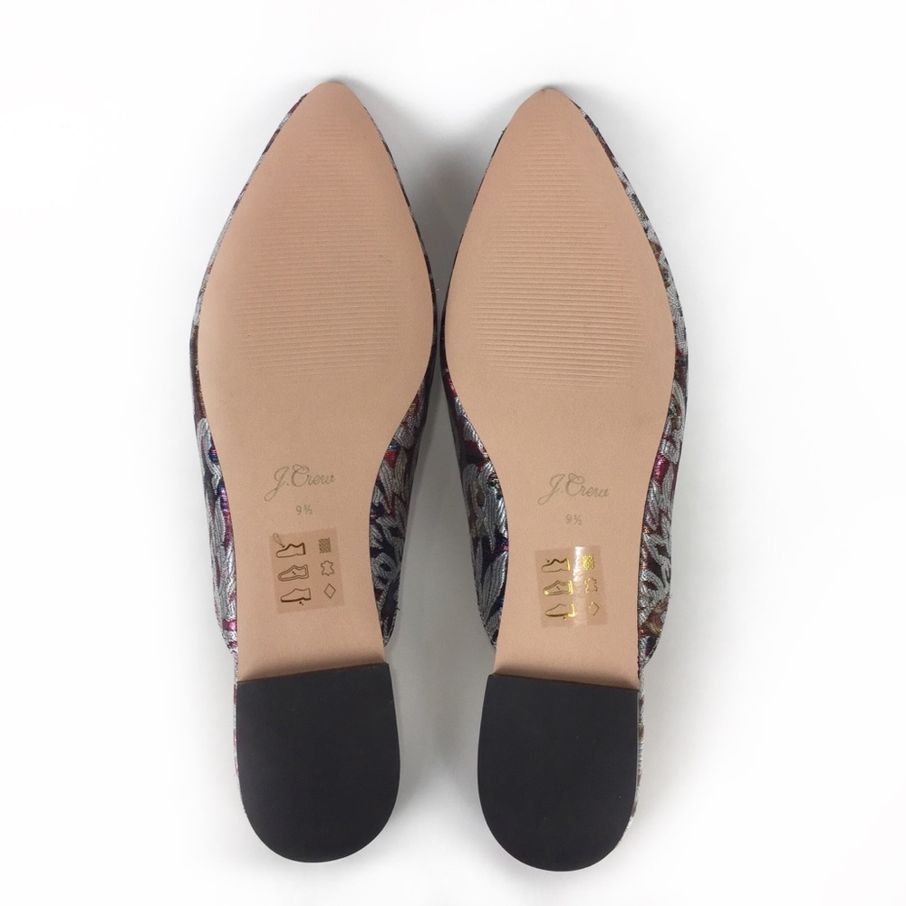 J. Crew Marina Slides Jacquard Fantasia Sz 9.5 NEW - Picture 13 of 13